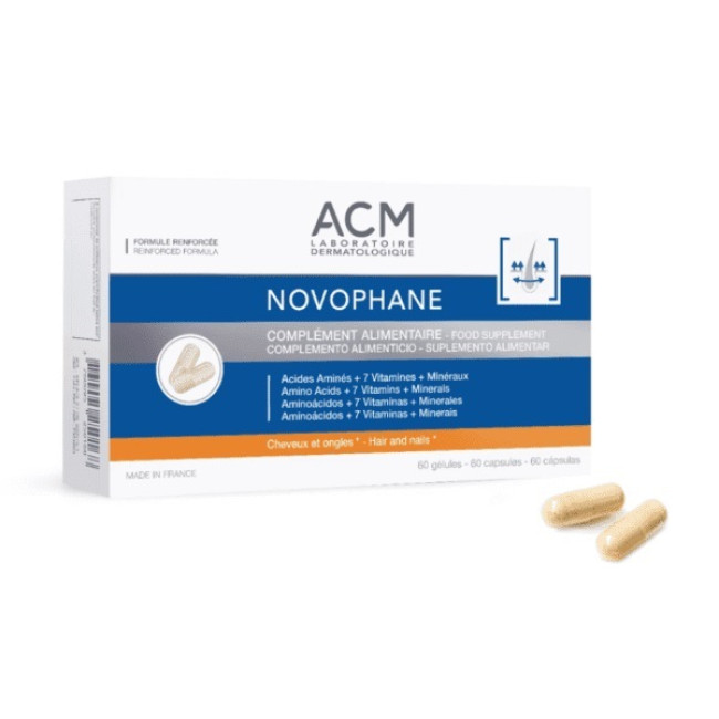 ACM Novophane Hair and Nail Food Supplement Capsules — Nahrungsergänzungsmittel