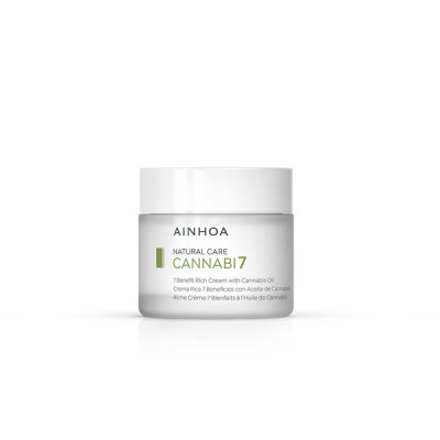 Ainhoa Cannabi7 7 Benefit Rich Cream with Cannabis Oil 50ml — Feuchtigkeitsarme Haut