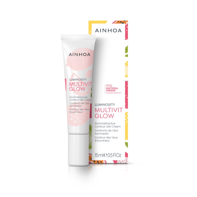 Ainhoa MULTIVIT Glow Luminous Eye Contour Gel Cream 15ml — Augen- & Lippenpflege Ainhoa MULTIVIT Glow Luminous Eye Contour Gel Cream 15ml — Augen- & Lippenpflege