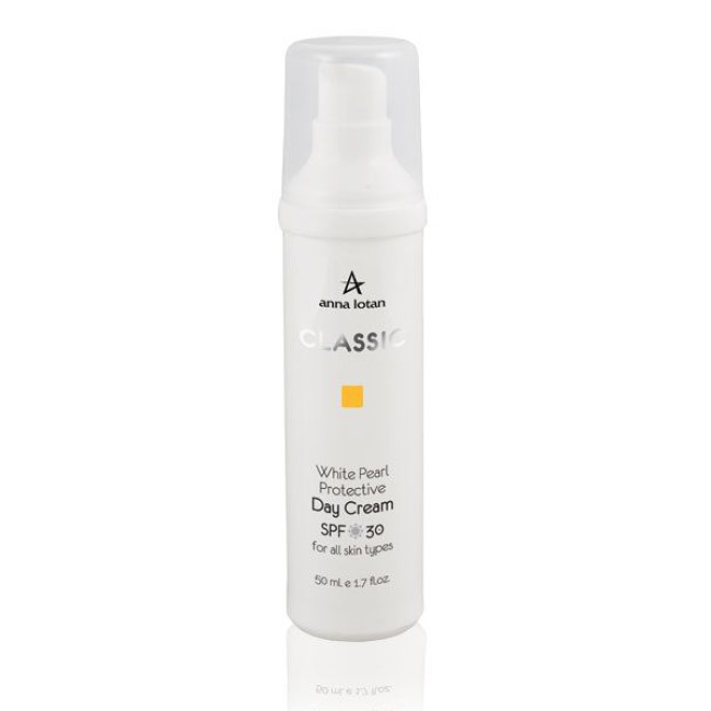 Anna Lotan Classic White Pearl Brightening Day Cream SPF25 75ml — Anti-Aging / Anti-Falten Anna Lotan Classic White Pearl Brightening Day Cream SPF25 75ml — Anti-Aging / Anti-Falten