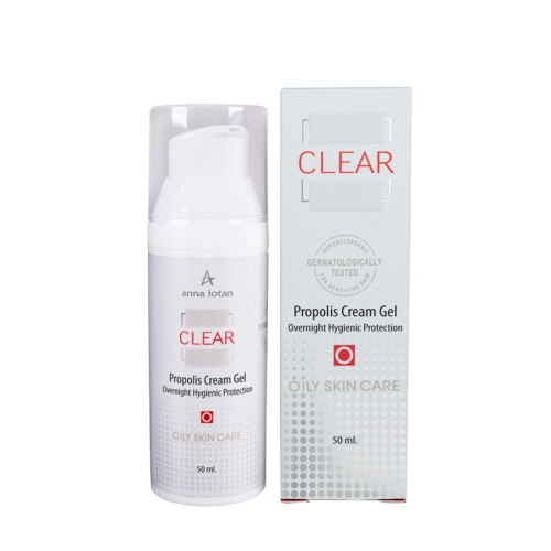 Anna Lotan Clear Propolis Cream Gel Overnight Hygenic Protection 50ml — Empfindliche Haut Anna Lotan Clear Propolis Cream Gel Overnight Hygenic Protection 50ml — Empfindliche Haut