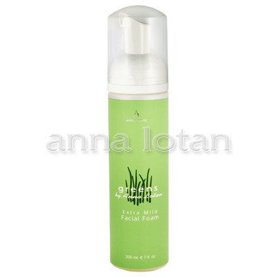 Anna Lotan Greens Extra Mild Facial Foam 200ml — Reinigung Anna Lotan Greens Extra Mild Facial Foam 200ml — Reinigung