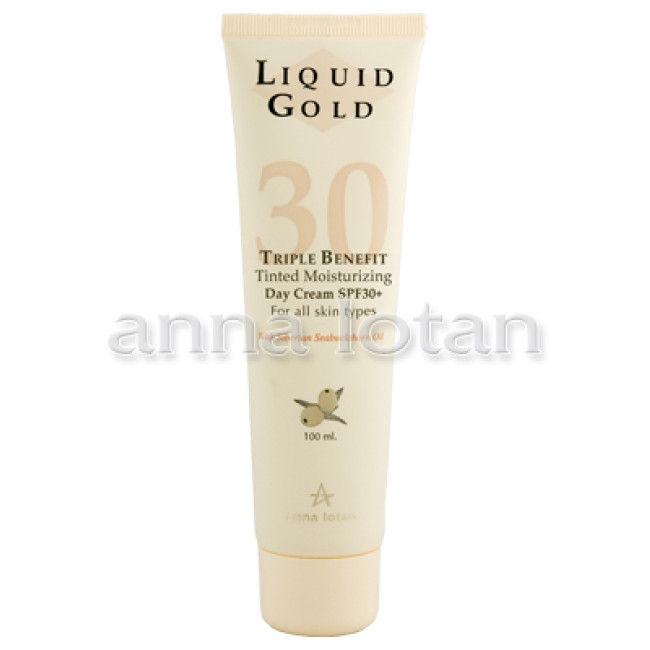 Anna Lotan Liquid Gold Tinted Moisturizer SPF30 100 ml — Feuchtigkeitsarme Haut
