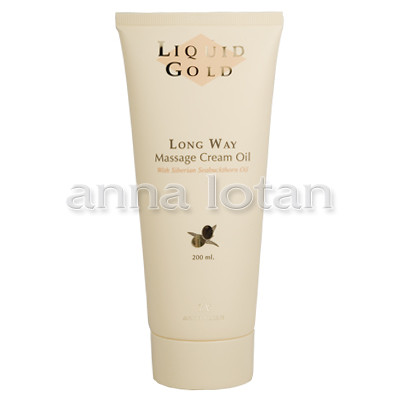 Anna Lotan Liquid Gold Golden Massage Cream Oil 200ml — Massage Anna Lotan Liquid Gold Golden Massage Cream Oil 200ml — Massage