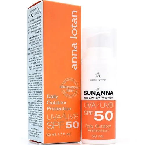 Anna Lotan SunAnna Daily Outdoor Protection UVA/AVB SPF50 (50ml) — Gesicht Anna Lotan SunAnna Daily Outdoor Protection UVA/AVB SPF50 (50ml) — Gesicht