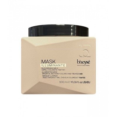Bheyse Illuminating Hair Mask with Argan Oil and Honey for Colored and Treated Hair 500ml — Masken