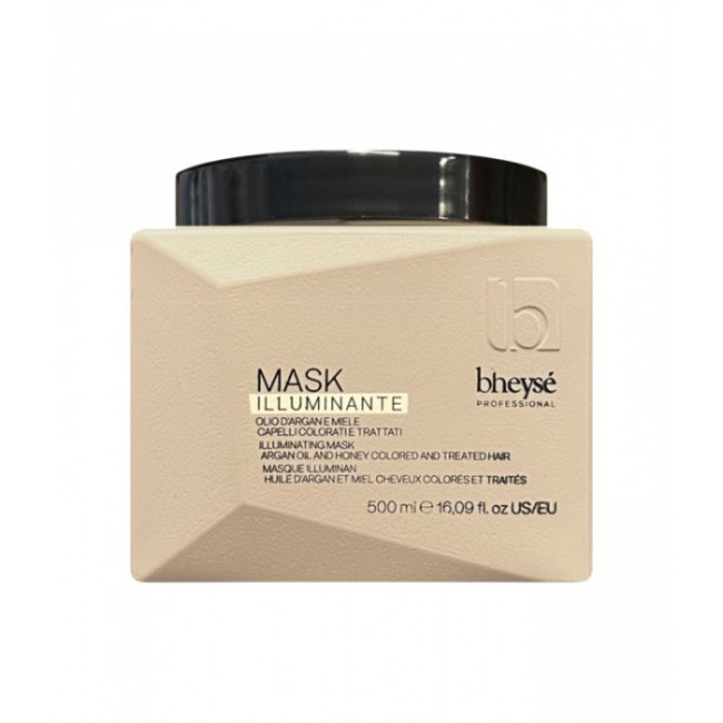 Bheyse Illuminating Hair Mask with Argan Oil and Honey for Colored and Treated Hair 500ml — Masken Bheyse Illuminating Hair Mask with Argan Oil and Honey for Colored and Treated Hair 500ml — Masken