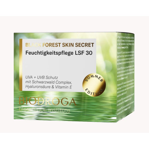 Biodroga Bioscience BLACK FOREST SKIN SECRET Hydrating Day Care Summer Edition SPF30 (50ml) — Feuchtigkeitsarme Haut Biodroga Bioscience BLACK FOREST SKIN SECRET Hydrating Day Care Summer Edition SPF30 (50ml) — Feuchtigkeitsarme Haut