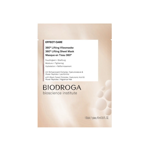 Biodroga Bioscience Effect Care 360° Lifting Sheet Mask 16ml — Masken