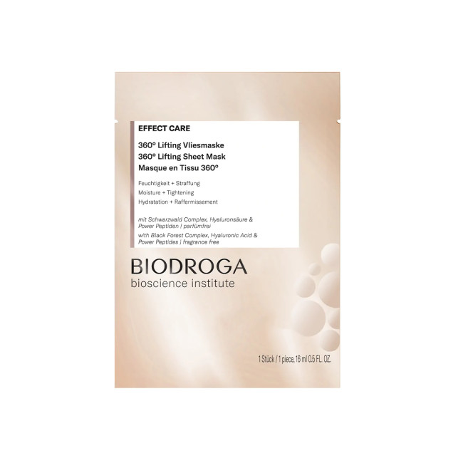 Biodroga Bioscience Effect Care 360° Lifting Sheet Mask 16ml — Masken Biodroga Bioscience Effect Care 360° Lifting Sheet Mask 16ml — Masken