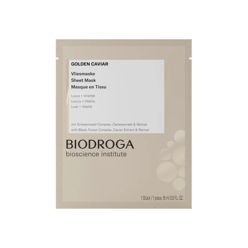 Biodroga Bioscience Golden Caviar Sheet Mask — Masken