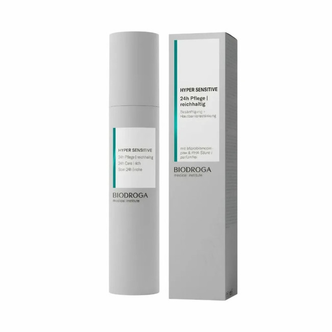 Biodroga Medical Hyper Sensitive 24h Rich Care 50ml — Empfindliche Haut Biodroga Medical Hyper Sensitive 24h Rich Care 50ml — Empfindliche Haut