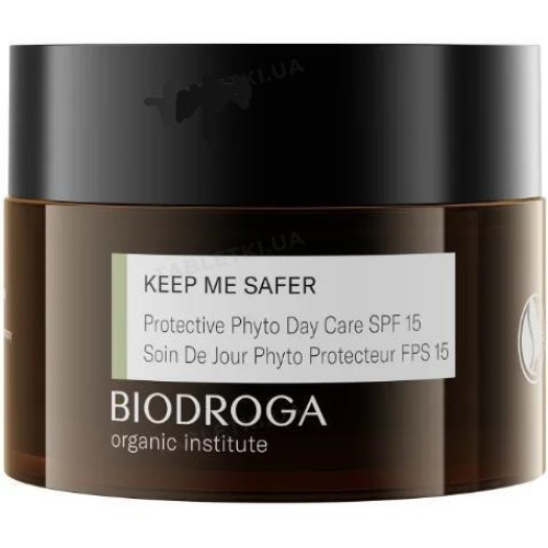 Biodroga Organic Keep Me Safer Protective Phyto Day Care SPF15 (50ml) — Feuchtigkeitsarme Haut Biodroga Organic Keep Me Safer Protective Phyto Day Care SPF15 (50ml) — Feuchtigkeitsarme Haut