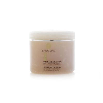 Capri Beauty Line Basic Line Exfoliating Moisturizing Scrub with Cane Sugar and Sea Salt 500ml — Körperpeelings Capri Beauty Line Basic Line Exfoliating Moisturizing Scrub with Cane Sugar and Sea Salt 500ml — Körperpeelings