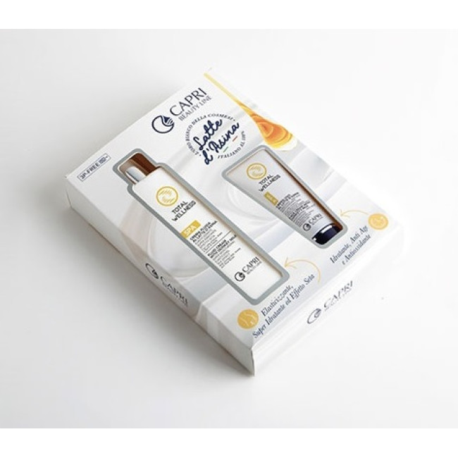 Capri Beauty Line Donkey Milk Beauty Kit (50+200ml) — Anti-Aging / Anti-Falten Capri Beauty Line Donkey Milk Beauty Kit (50+200ml) — Anti-Aging / Anti-Falten