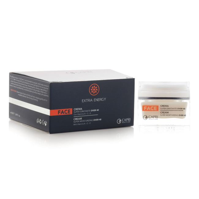 Capri Beauty Line Extra Energy Super Moisturizing Cream over 40 — Anti-Aging / Anti-Falten Capri Beauty Line Extra Energy Super Moisturizing Cream over 40 — Anti-Aging / Anti-Falten