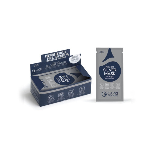 Capri Beauty Line Peel-Off Silver Mask Lifting Anti-Wrinkle 10ml — Masken Capri Beauty Line Peel-Off Silver Mask Lifting Anti-Wrinkle 10ml — Masken