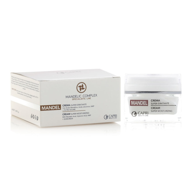 Capri Beauty Line Mandelic Complex Super Moisturizing Cream 50ml — Anti-Aging / Anti-Falten Capri Beauty Line Mandelic Complex Super Moisturizing Cream 50ml — Anti-Aging / Anti-Falten