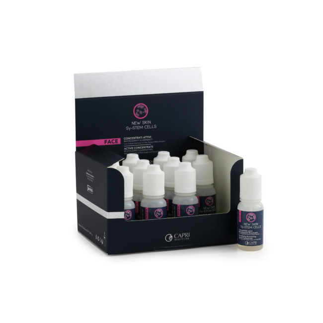 Capri Beauty Line New Skin Sy-Stem Cells Revitalizing Illuminating Action Active Concentrate 10ml — Serum Capri Beauty Line New Skin Sy-Stem Cells Revitalizing Illuminating Action Active Concentrate 10ml — Serum
