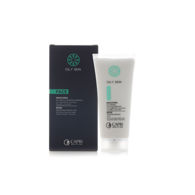 Capri Beauty Line Oily Skin Sebum Balancing Clay Mask — Masken Capri Beauty Line Oily Skin Sebum Balancing Clay Mask — Masken