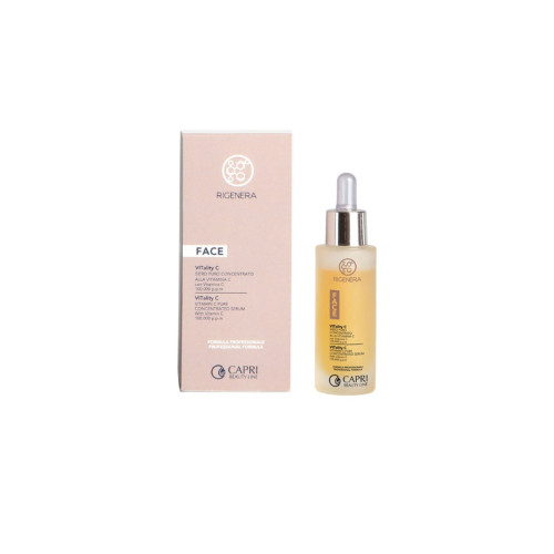 Capri Beauty Line Rigenera Vitality C Pure Serum Concentrated With Vitamin C 30ml — Vitamin C Capri Beauty Line Rigenera Vitality C Pure Serum Concentrated With Vitamin C 30ml — Vitamin C