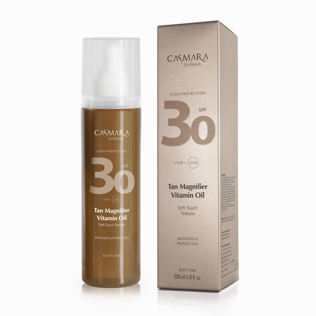 Casmara Sun Beauty Tan Magnifier Vitamin Oil SPF30 (200ml) — Körper Casmara Sun Beauty Tan Magnifier Vitamin Oil SPF30 (200ml) — Körper