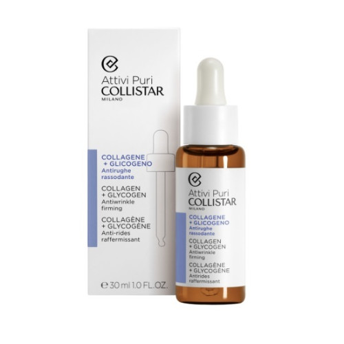 Collistar Attivi Puri Collagen + Glycogen Anti-Wrinkle Firming Drops 30ml — Serum Collistar Attivi Puri Collagen + Glycogen Anti-Wrinkle Firming Drops 30ml — Serum