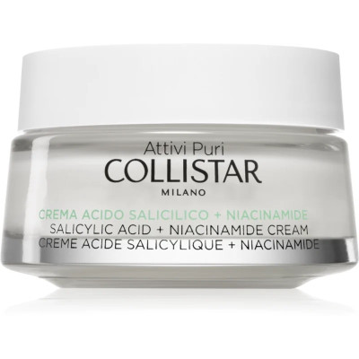 Collistar Attivi Puri Salicylic Acid + Niacinamide Anti-Blemish Oil Control Cream 50ml — Fettige Haut Collistar Attivi Puri Salicylic Acid + Niacinamide Anti-Blemish Oil Control Cream 50ml — Fettige Haut