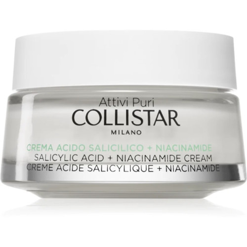 Collistar Attivi Puri Salicylic Acid + Niacinamide Anti-Blemish Oil Control Cream 50ml — Fettige Haut Collistar Attivi Puri Salicylic Acid + Niacinamide Anti-Blemish Oil Control Cream 50ml — Fettige Haut
