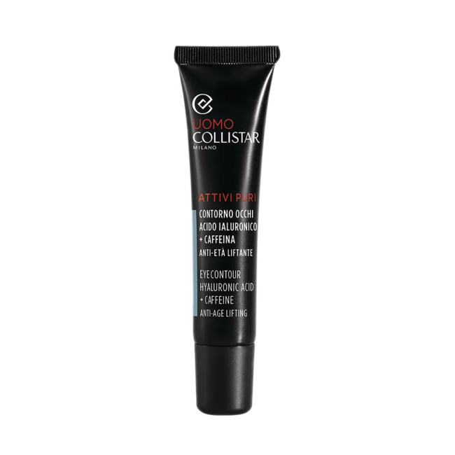 Collistar Uomo Attivi Puri Hyaluronic Acid + Caffeine Eye Contour 15ml — Augen- & Lippenpflege Collistar Uomo Attivi Puri Hyaluronic Acid + Caffeine Eye Contour 15ml — Augen- & Lippenpflege
