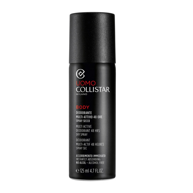 Collistar Uomo Body Multi Active Deodorant 48 Hours Dry Spray 125ml — Deodorants