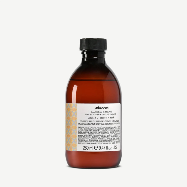 Davines Alchemic Golden Shampoo 280ml — Shampoo Davines Alchemic Golden Shampoo 280ml — Shampoo
