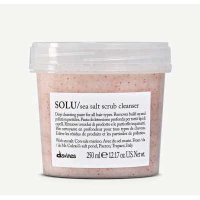 Davines SOLU Sea Salt Scrub Cleanser 250ml — Shampoo Davines SOLU Sea Salt Scrub Cleanser 250ml — Shampoo
