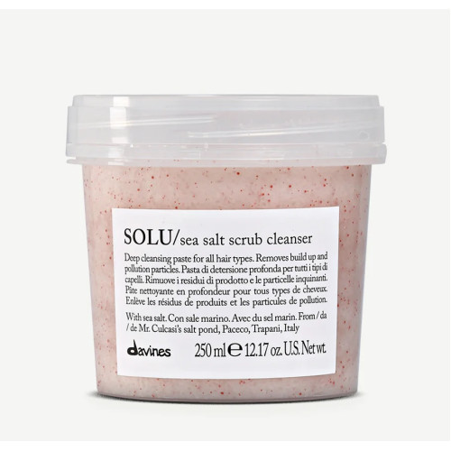 Davines SOLU Sea Salt Scrub Cleanser 250ml — Shampoo Davines SOLU Sea Salt Scrub Cleanser 250ml — Shampoo