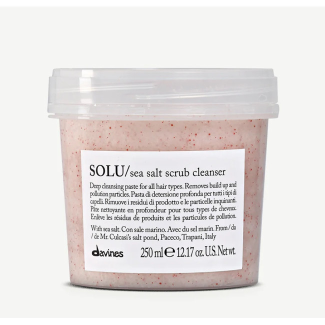 Davines SOLU Sea Salt Scrub Cleanser 250ml — Shampoo Davines SOLU Sea Salt Scrub Cleanser 250ml — Shampoo