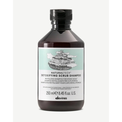 Davines NaturalTech Detoxifying Scrub Shampoo 250ml — Shampoo Davines NaturalTech Detoxifying Scrub Shampoo 250ml — Shampoo