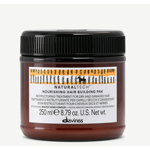 Davines NaturalTech Nourishing Hair Building Pak 250ml — Masken Davines NaturalTech Nourishing Hair Building Pak 250ml — Masken