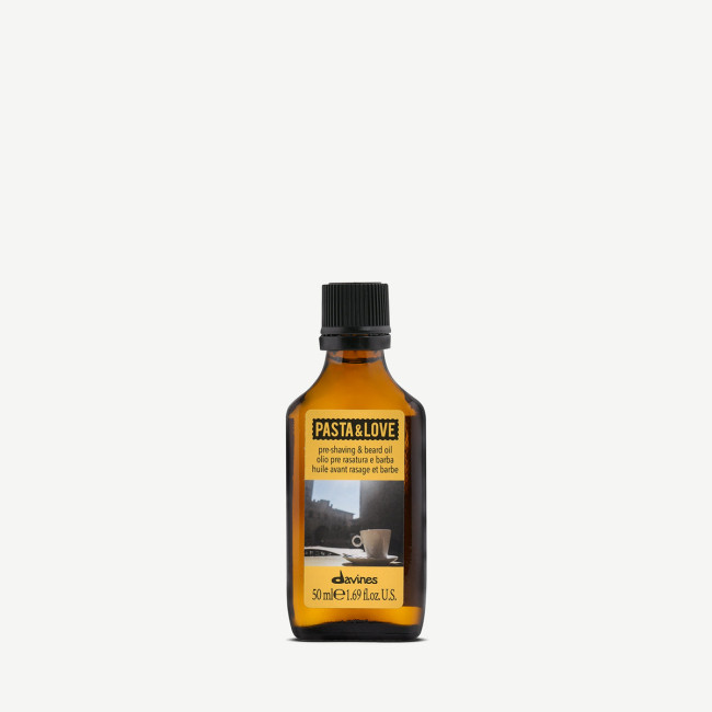 Davines Pasta and Love Pre-Shaving and Beard Oil 50ml — Hautpflege für Männer Davines Pasta and Love Pre-Shaving and Beard Oil 50ml — Hautpflege für Männer