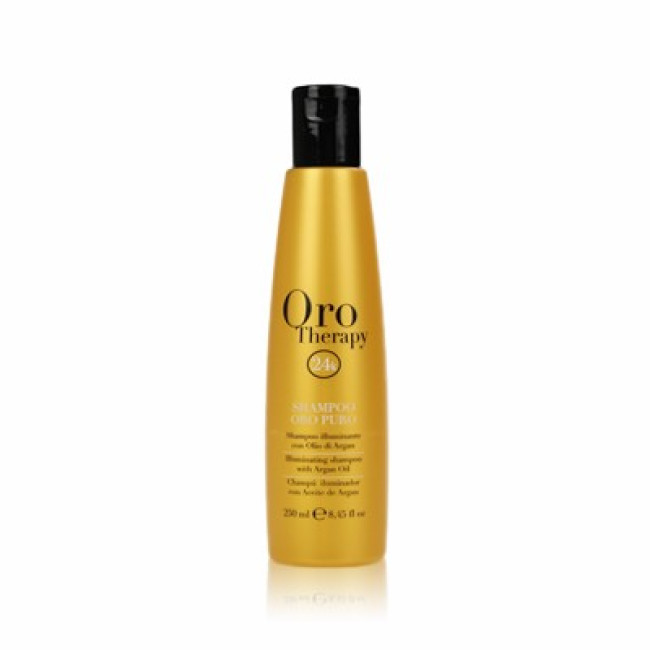 Fanola Oro Therapy 24k Illuminating Shampoo with Argan Oil 250ml — Shampoo Fanola Oro Therapy 24k Illuminating Shampoo with Argan Oil 250ml — Shampoo