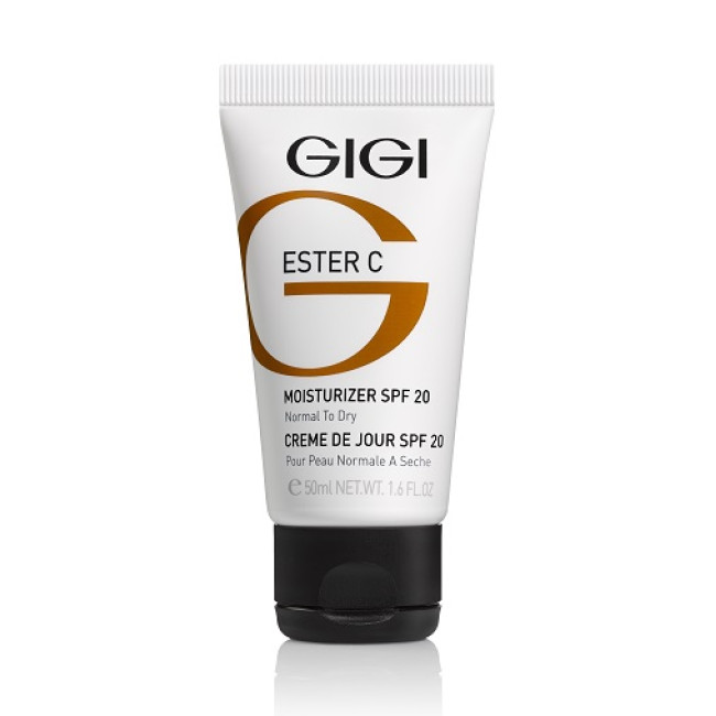 GiGi Ester C Moisturizer SPF20 Normal to Dry Skin 50 ml — Anti-Aging / Anti-Falten GiGi Ester C Moisturizer SPF20 Normal to Dry Skin 50 ml — Anti-Aging / Anti-Falten
