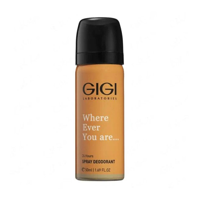 GiGi Where Ever You Are 24 Hours Deodorant spray 50ml — Deodorants GiGi Where Ever You Are 24 Hours Deodorant spray 50ml — Deodorants
