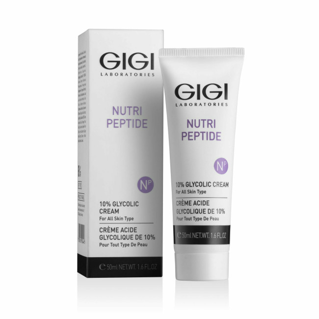 GIGI Nutri-Peptide 10% Glycolic Cream 50ml — Nachtcremes GIGI Nutri-Peptide 10% Glycolic Cream 50ml — Nachtcremes