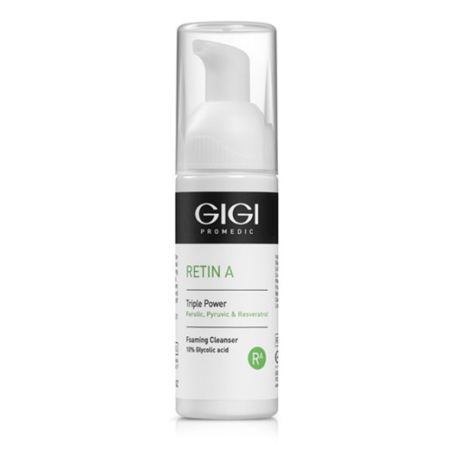 GIGI Retin A Triple Power Foaming Cleanser 10% Glycolic Acid 120ml — Reinigung GIGI Retin A Triple Power Foaming Cleanser 10% Glycolic Acid 120ml — Reinigung