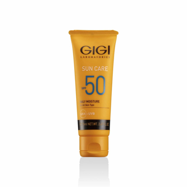 GiGi Sun Care Daily Moisture SPF 50 UVA/UVB For all skin types 75ml — Feuchtigkeitsarme Haut GiGi Sun Care Daily Moisture SPF 50 UVA/UVB For all skin types 75ml — Feuchtigkeitsarme Haut