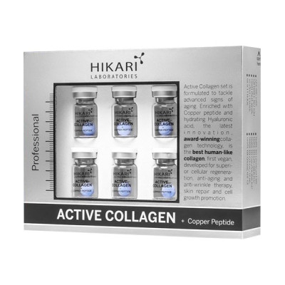 Hikari Active Collagen Set + Copper peptide 6 vials + 20ml — Behandlungen Hikari Active Collagen Set + Copper peptide 6 vials + 20ml — Behandlungen