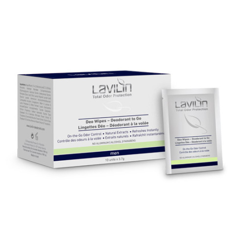 Hlavin Lavilin Men Deo Wipes - Deodorant to Go 10x3.7g — Deodorants Hlavin Lavilin Men Deo Wipes - Deodorant to Go 10x3.7g — Deodorants