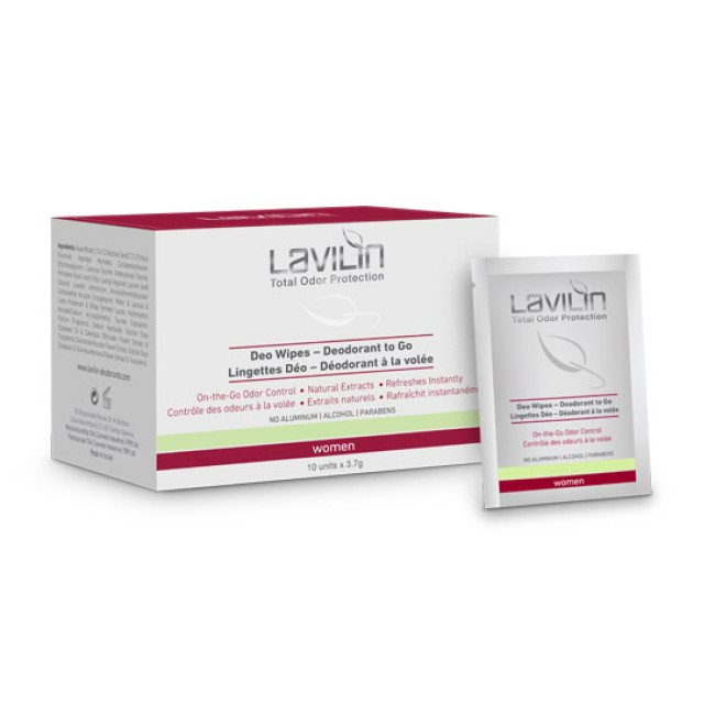 Hlavin Lavilin Women Deo Wipes - Deodorant to Go 10x3.7g — Deodorants Hlavin Lavilin Women Deo Wipes - Deodorant to Go 10x3.7g — Deodorants