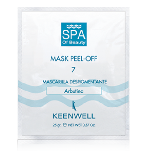 Keenwell SPA of Beauty 7 Peel-Off Whitening Mask with Arbutine — Masken