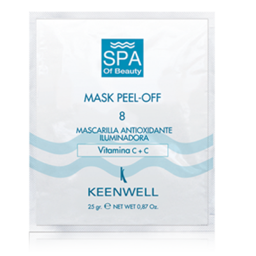 Keenwell SPA of Beauty 8 Peel-Off Vitamine C+C Mask — Vitamin C Keenwell SPA of Beauty 8 Peel-Off Vitamine C+C Mask — Vitamin C