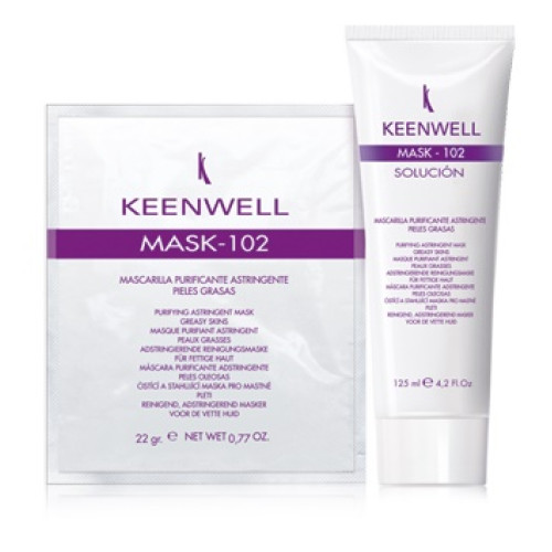 Keenwell Mask 102 Astringent Purifying Face Mask for Greasy Skin — Masken Keenwell Mask 102 Astringent Purifying Face Mask for Greasy Skin — Masken